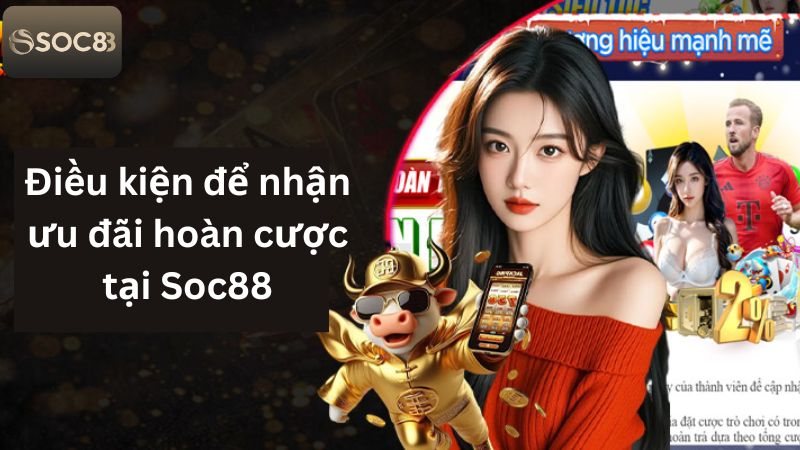Hoàn Trả 1.58% Tổng Cược - Cơ Hội Tăng Vốn Tại Soc88 2 Điều kiện chung để nhận ưu đãi hoàn trả 1.58% tổng cược